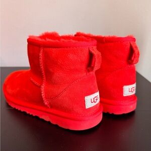 UGG Bright Red Ankle Boots